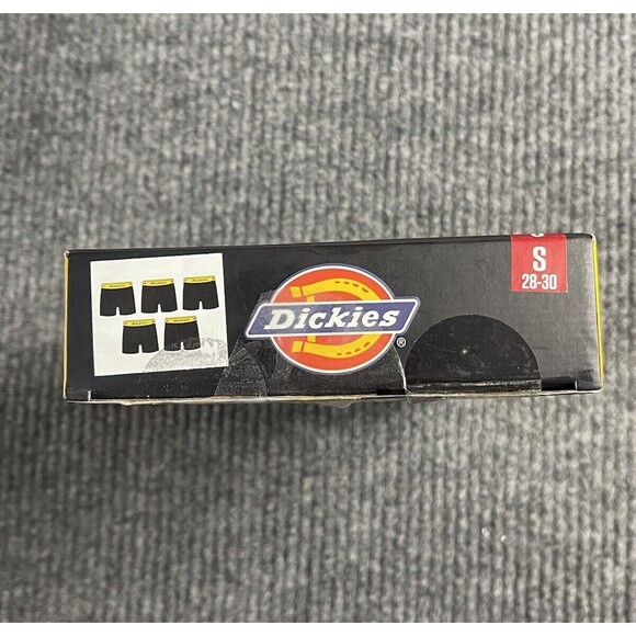 Dickies Boxer Briefs Size Small 5 Pack 100% Cotton Fly Pouch Black Underwear NEW - Picture 7 of 7